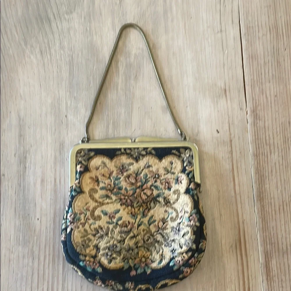 Floral Tapestry Silk Handbag German